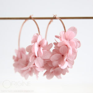 boucles-d'oreilles-végétales-fleurs-séchées-origine-atelier-floral-hortensia-rose