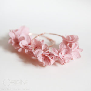 boucles-d'oreilles-végétales-fleurs-séchées-origine-atelier-floral-hortensia-rose