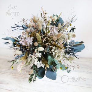 Bouquet de mariée eucalyptus sophie mariage origine atelier floral