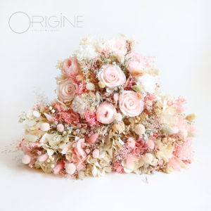Bouquet-mariage-fleurs-séchées-rose-et-blanc-origine-atelier-floral-commande-sur-mesure