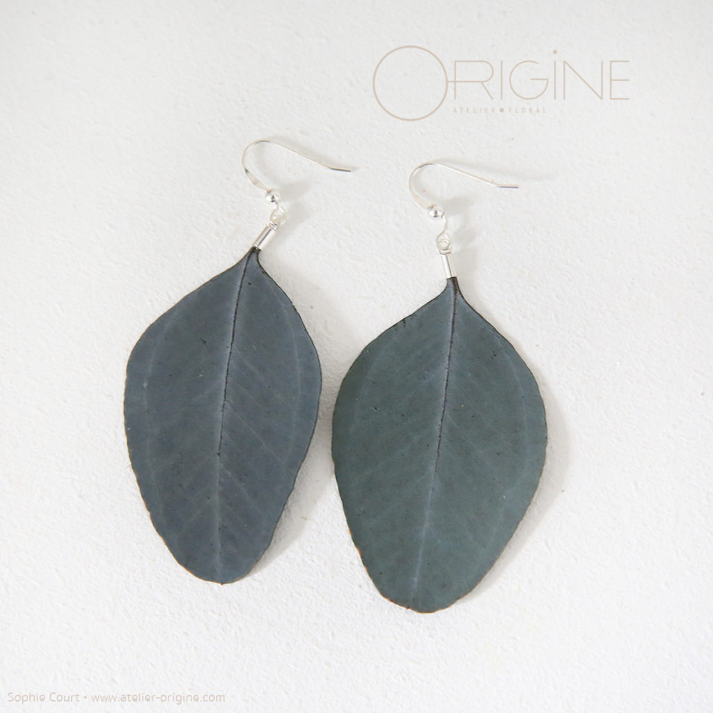 bloucles-d'oreilles-stabilisées-eucalyptus--mariage-origine-atelier-floral