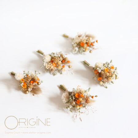 Boutonnière marié ou témoin • Glixia