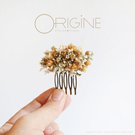 Peigne fleuri mini • Tess