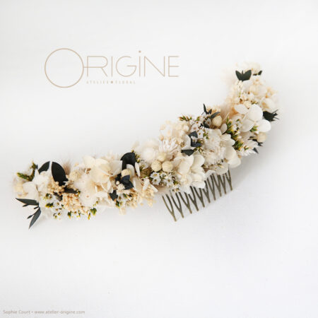 Peigne fleuri long • Renée