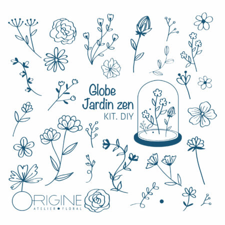 KIT Do It Yourself • Globe jardin zen