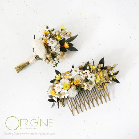Peigne fleuri • Jeanne