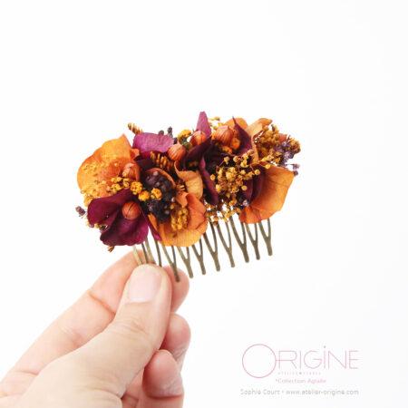 Peigne fleuri • Aglaée