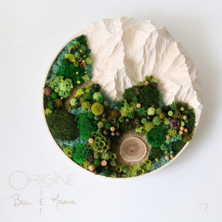 DUO Ben & Manu • Origine . Forêt Vue du Ciel 32 cm • SUR DEVIS