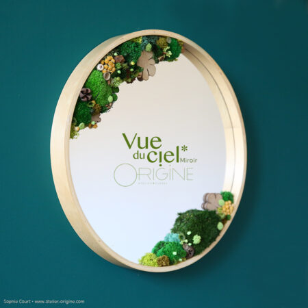 Forêt Vue du ciel • Miroir • 40 cm