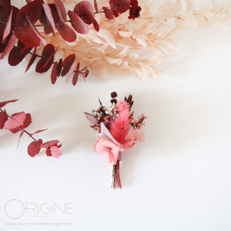 Boutonnière marié ou témoin • Olivia