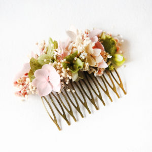 peigne-Méline-mariage-rose-et-vert-origine-atelier-floral