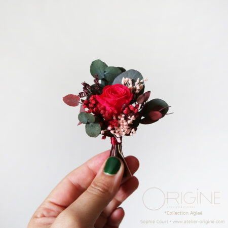Boutonnière marié ou témoin • Nicée