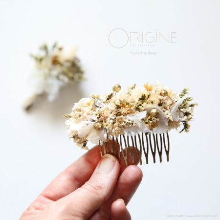 Peigne fleuri • Romy
