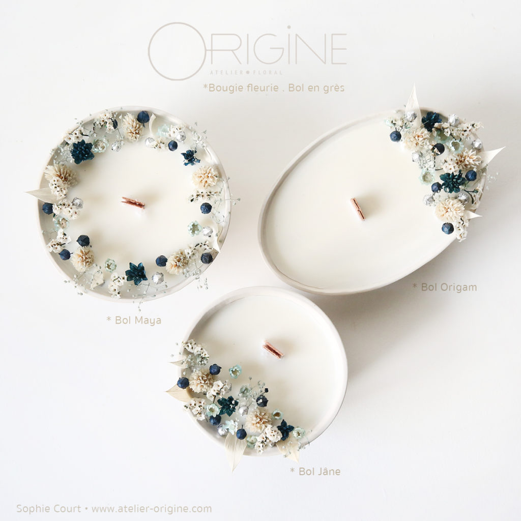 bol-en-gres-coulé-origami-bougies-fleuries-artisanale-Noel-100%-fait-main-origine-atelier-floral