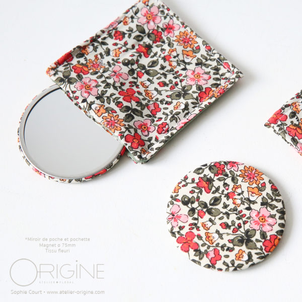 miroir-de-poche-magnet-badge-tissu-fleur-fleuri-pochette-liberty-origine-atelier-floral