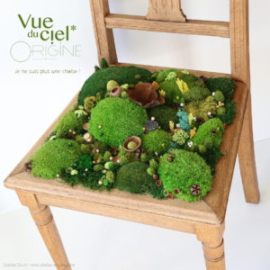 chaise-vintage-végétale-décoaration-végétale-biophilic-design-origine-atelier-floral-