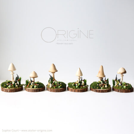 décoration-végétale-champignon-tourné-a-la-main-en-bois-origine-atelier-floral-climt