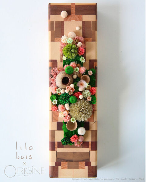 coffret-luxe-bois-et-végétaux-origine-atelier-floral-lilobois