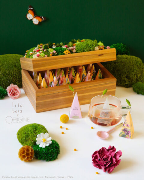 coffret-luxe-bois-vegetaux-stabilisés-lilobois-origine-atelier-floral-thé-tea-forté-sophie-court