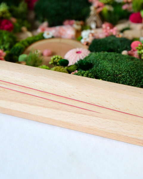 foret vue du ciel vegetaux stabilisés mineraux le jardin de la fée origine atelier floral sophie court