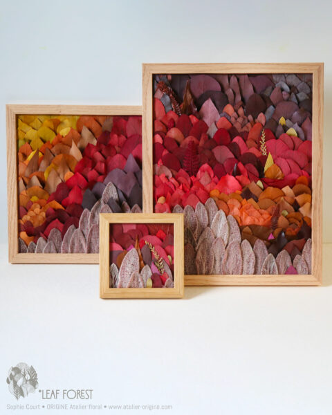 leaf forest tableau vegetal origine atelier floral.1