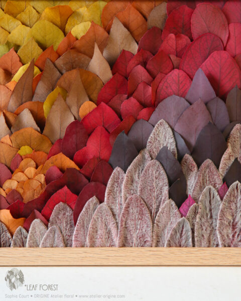 leaf forest tableau vegetal origine atelier floral.1