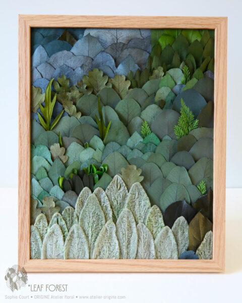 leaf forest tableau vegetal origine atelier floral.12