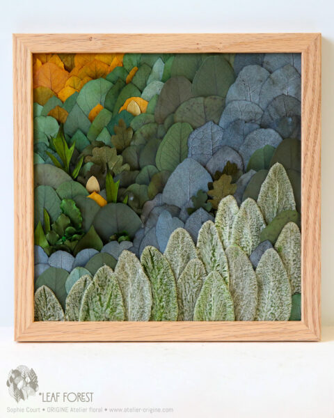 leaf forest tableau vegetal origine atelier floral.12