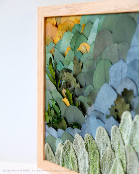 leaf forest tableau vegetal origine atelier floral.12