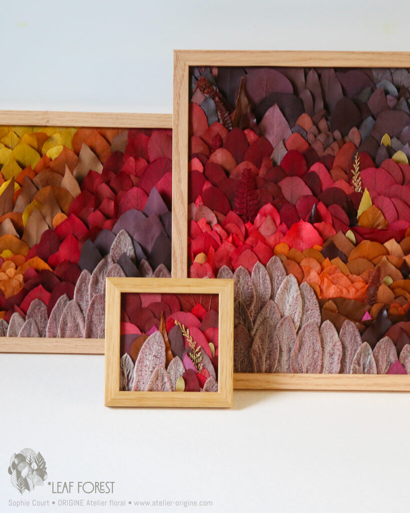 leaf forest tableau vegetal origine atelier floral.1