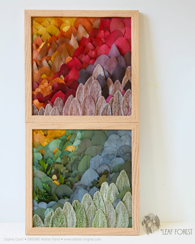 leaf forest tableau vegetal origine atelier floral.12