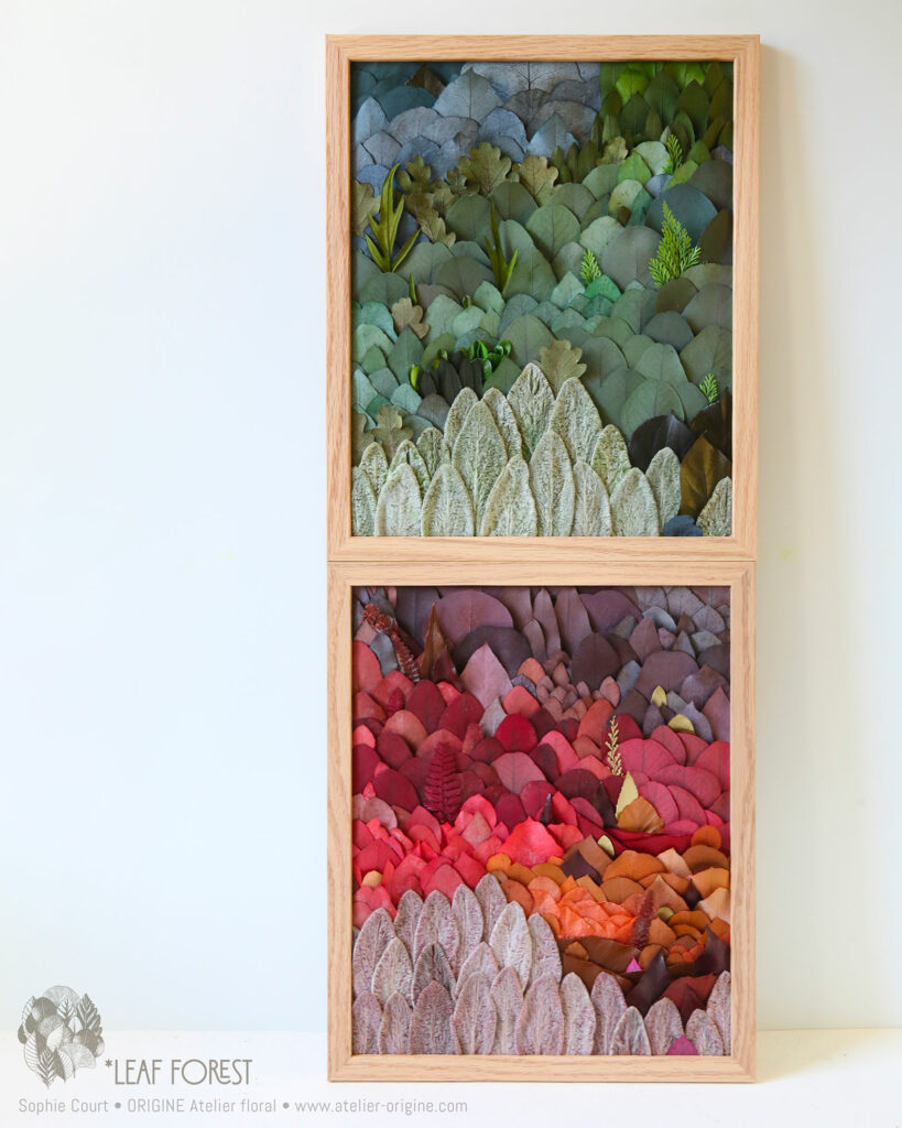 leaf forest tableau vegetal origine atelier floral.12