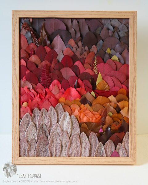 leaf forest tableau vegetal origine atelier floral.1