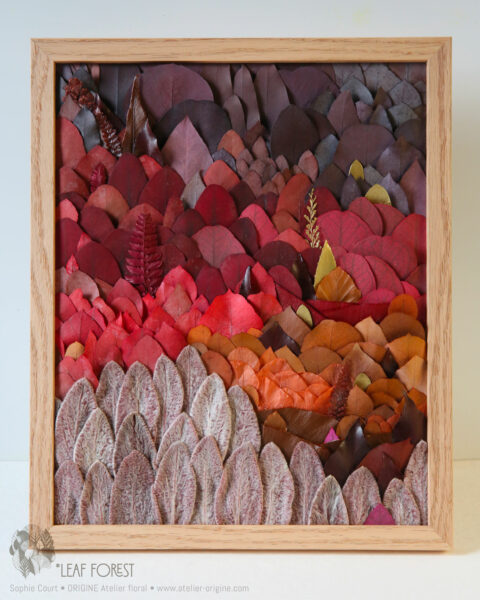 leaf forest tableau vegetal origine atelier floral.1