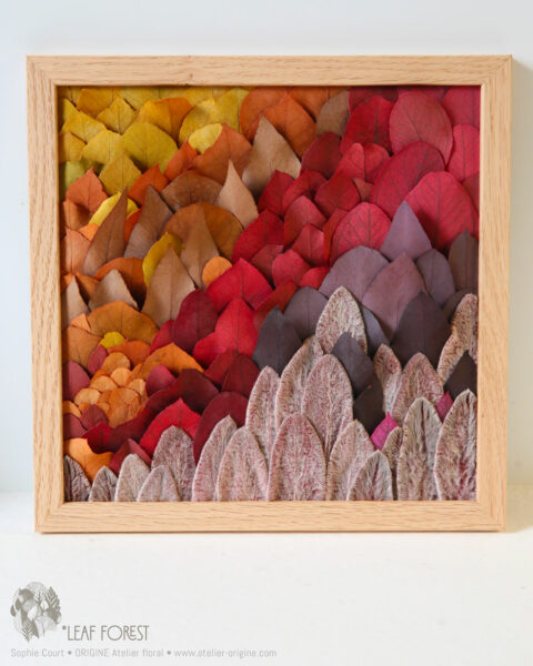 leaf forest tableau vegetal origine atelier floral.1