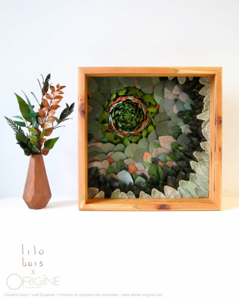 tableau-végétal-Leaf-eruption-origine-atelier-floral-cadre-lilobois-sophie-court.2