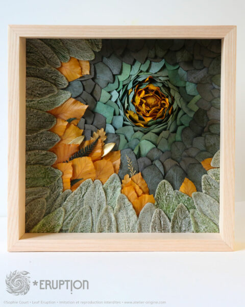 tableau végétal leaf eruption Jonathan origine atelier floral sophie court