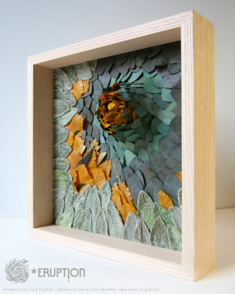 tableau végétal leaf eruption Jonathan origine atelier floral sophie court