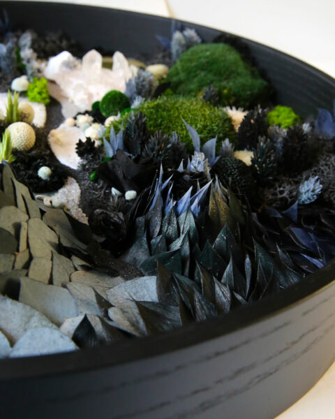 tableau-végétal-mineral-foret-vue-du-ciel-islande-iceland-origine-atelier-floral