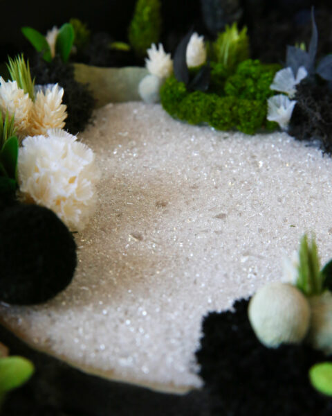 tableau-végétal-mineral-foret-vue-du-ciel-islande-iceland-origine-atelier-floral