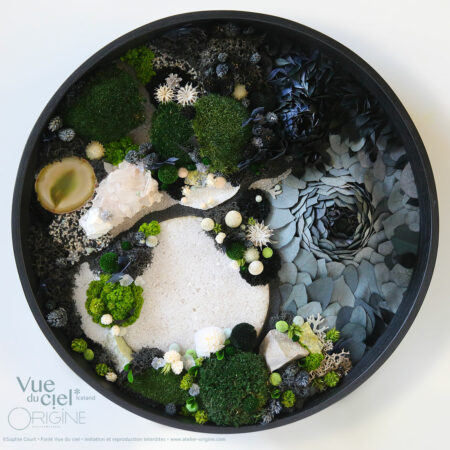 tableau-végétal-mineral-foret-vue-du-ciel-islande-iceland-origine-atelier-floral