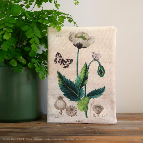 housse de carnet-de-note-tissu-planche-botanique-origine-archive-collection-sophie-court.2