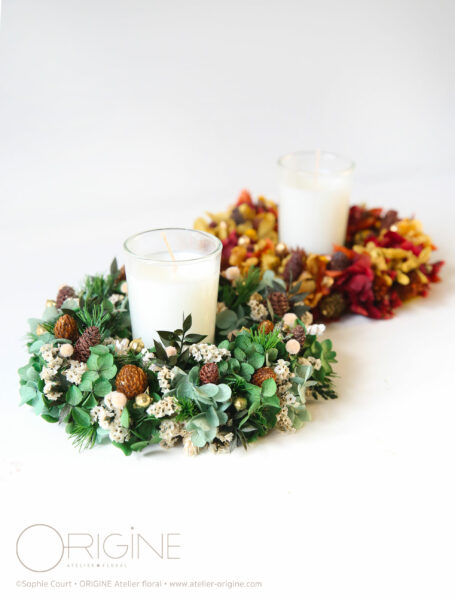décoration-de-noël-centre-de-table-couronne-de-fleurs-bougie-origine-atelier-floral-sophie-court.2