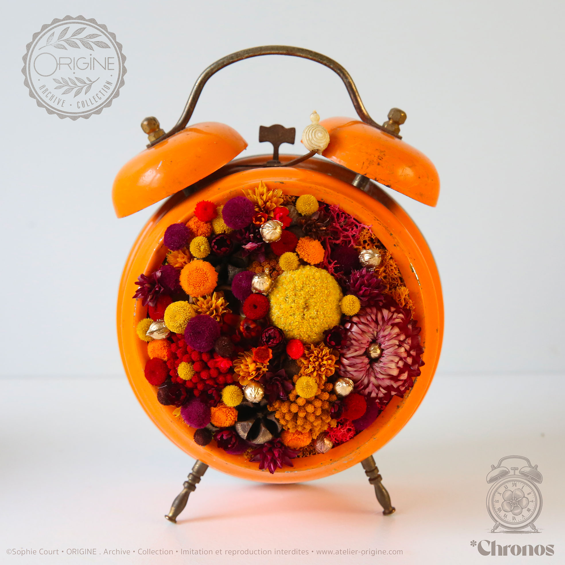 reveil-vintage-végétalisé-origine-atelier-floral-sophie-court-décoration-végétale