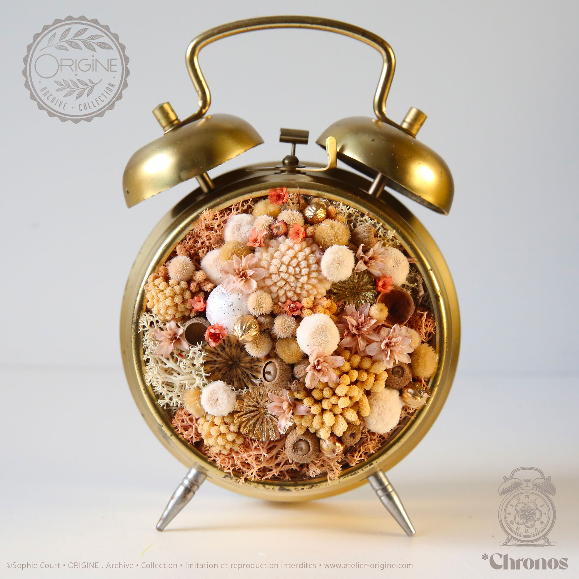 reveil-vintage-végétalisé-origine-atelier-floral-sophie-court-décoration-végétale