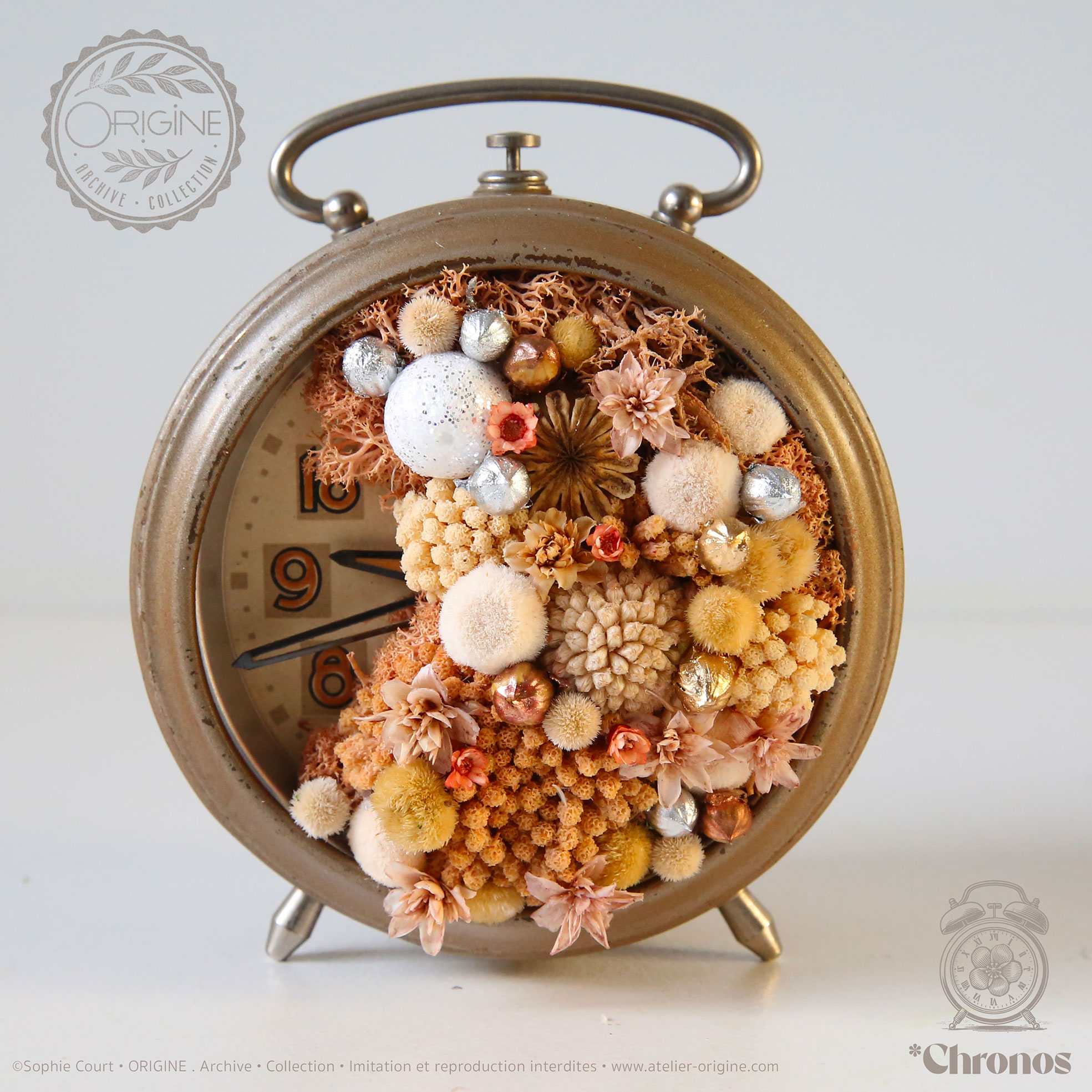 reveil-vintage-végétalisé-origine-atelier-floral-sophie-court-décoration-végétale