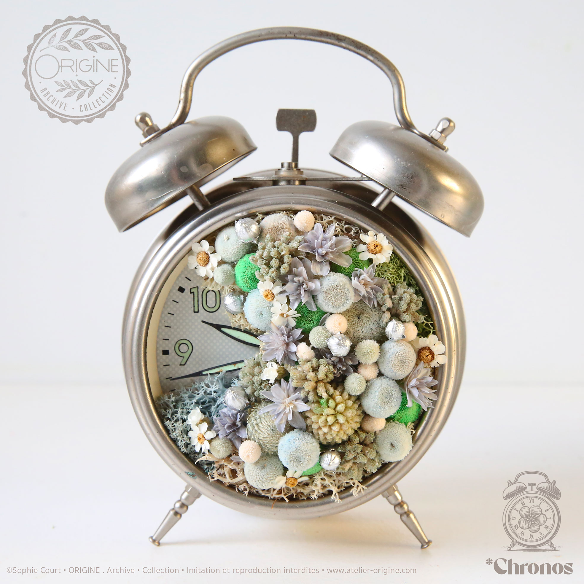 reveil-vintage-végétalisé-origine-atelier-floral-sophie-court-décoration-végétale