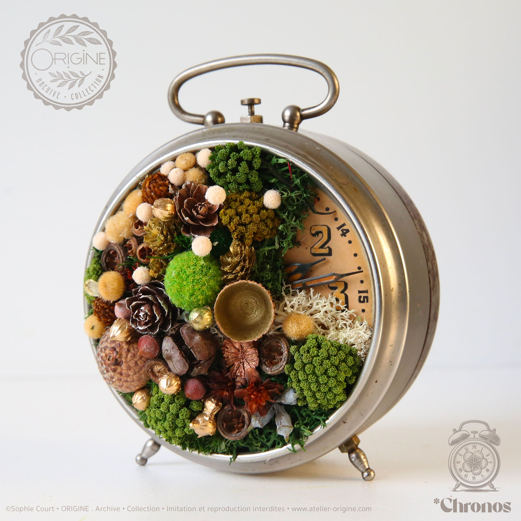 reveil-vintage-végétalisé-origine-atelier-floral-sophie-court-décoration-végétale