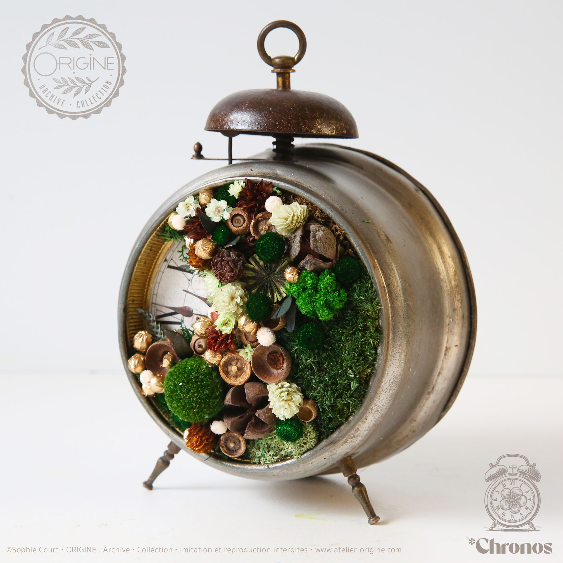 reveil-vintage-végétalisé-origine-atelier-floral-sophie-court-décoration-végétale