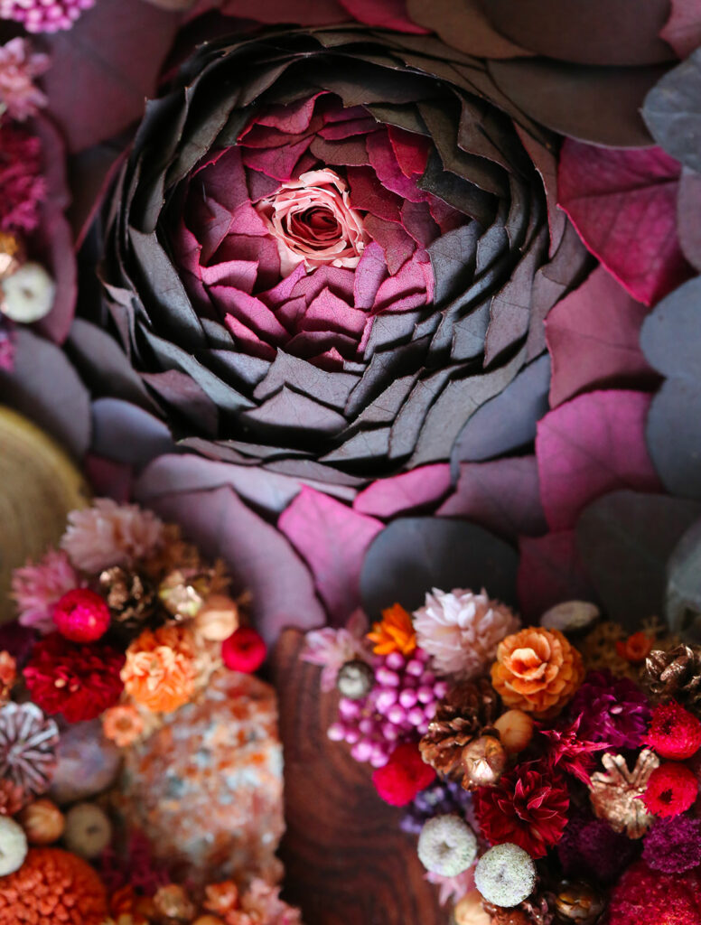 tableau-végétal-foret-vue-du-ciel-et-eruption-origine-atelier-floral-sophie-court